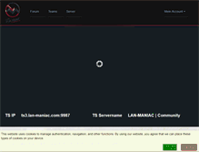 Tablet Screenshot of lan-maniac.com